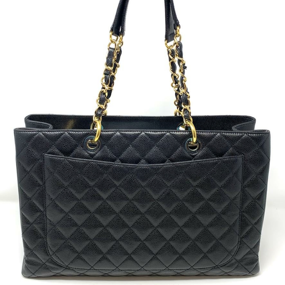 100% Auth Chanel Caviar Grand Shopping XL Tote Bag - Picture 3 of 15